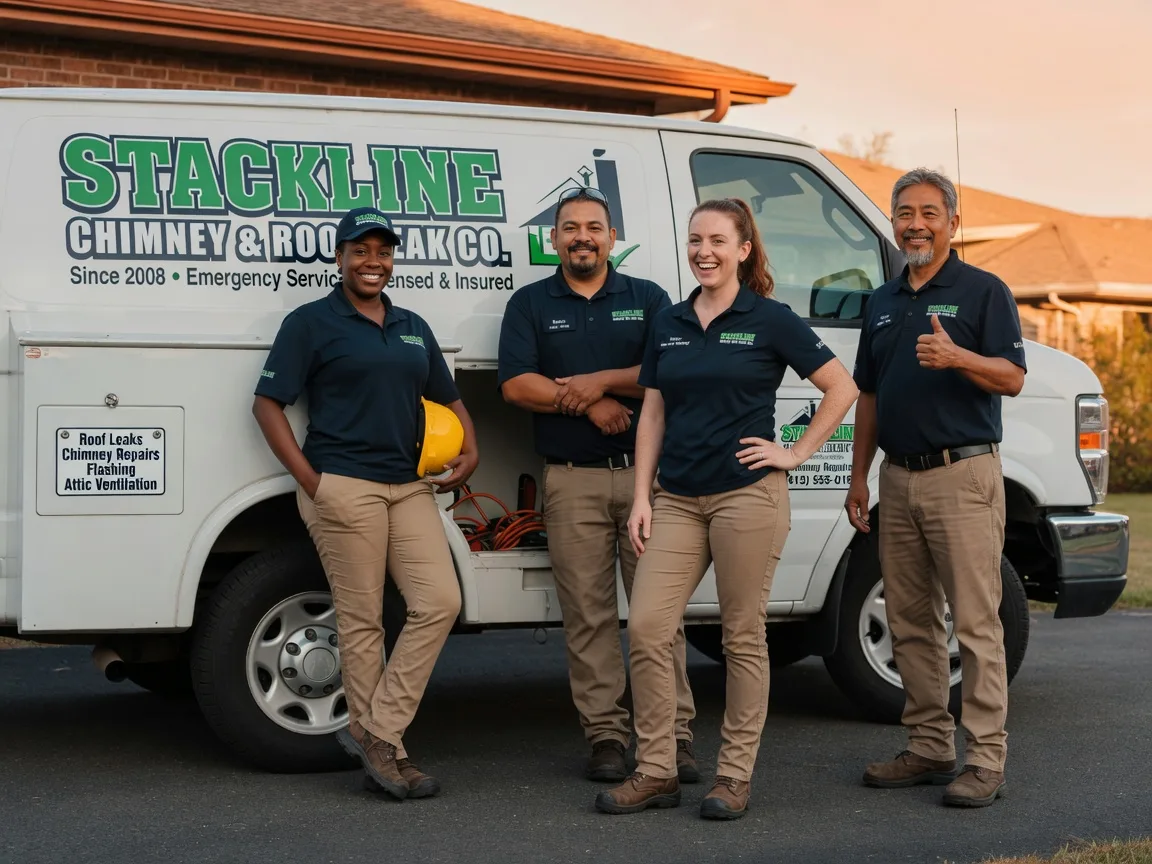 Chimney flashing repair company in Lucedale, MS